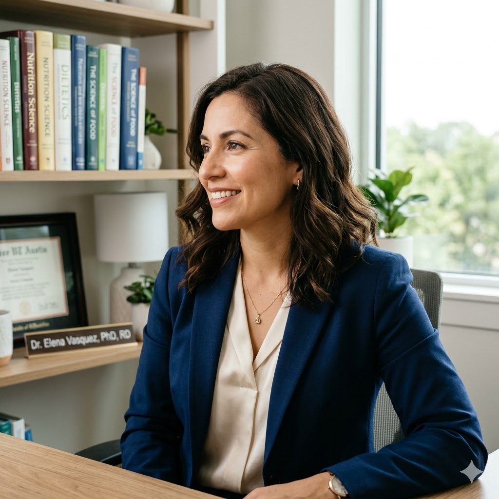 Portrait of Dr. Elena Vasquez